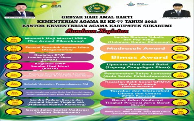Gebyar Hari Amal Bakti KEMENTERIAN AGAMA RI Ke - 77